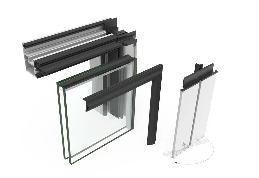 Detalle constructivo del sistema COR 70 Evolution